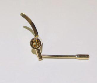 Tonearm universal lifter gold.